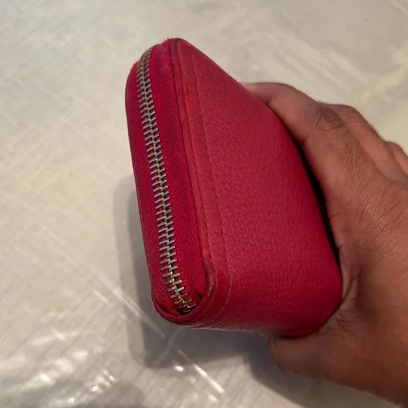 EUC Prada Milano Pink Long Zip Round Wallet - Picture 7 of 12